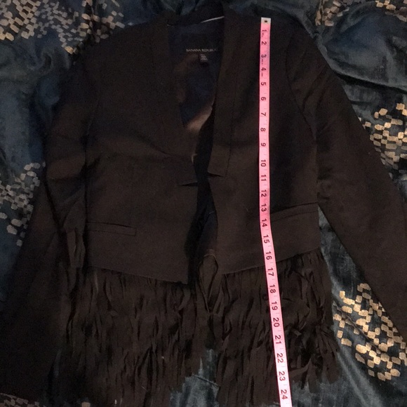 Like New Fringe Black Blazer from Banana Republic - Picture 11 of 11